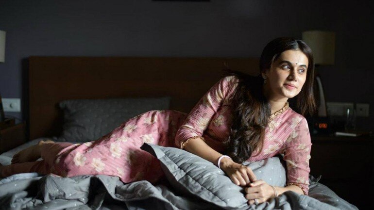 Taapsee Pannu in a still from Thappad