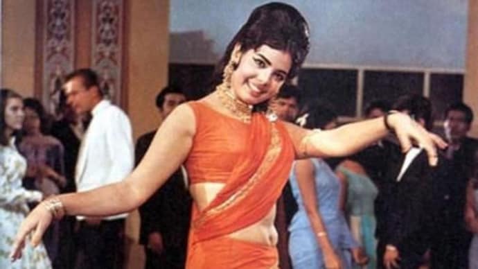 How Mumtaz s orange saree in Tere Mere Pyaar Ke Charche made way for our saree gowns India Today