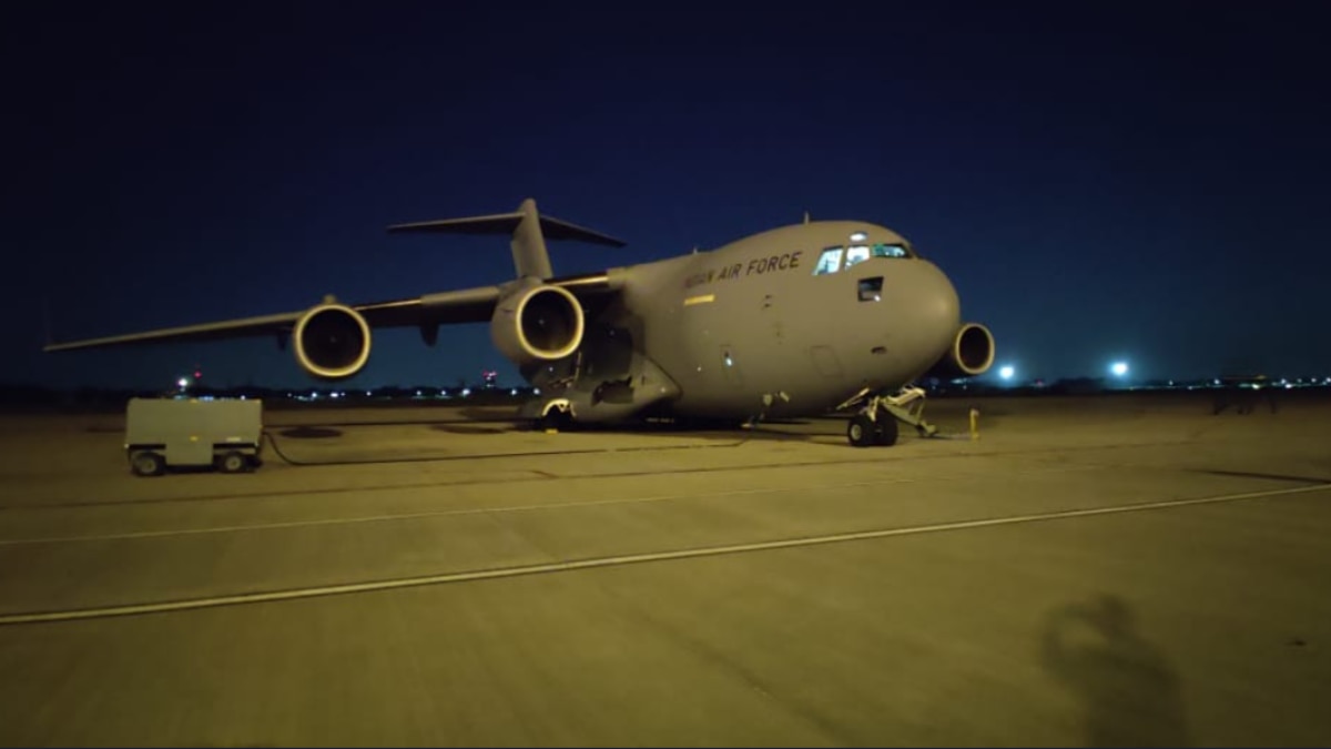 Coronavirus: IAF's C-17 Globemaster takes flight from Hindon airport to evacuate Indians from Iran