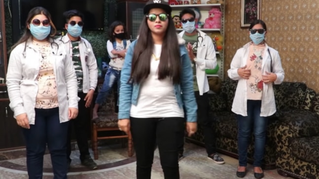 Dhinchak Pooja tells you Kaise Na Hoga Corona in new song. This is all you need to stay at home thumbnail