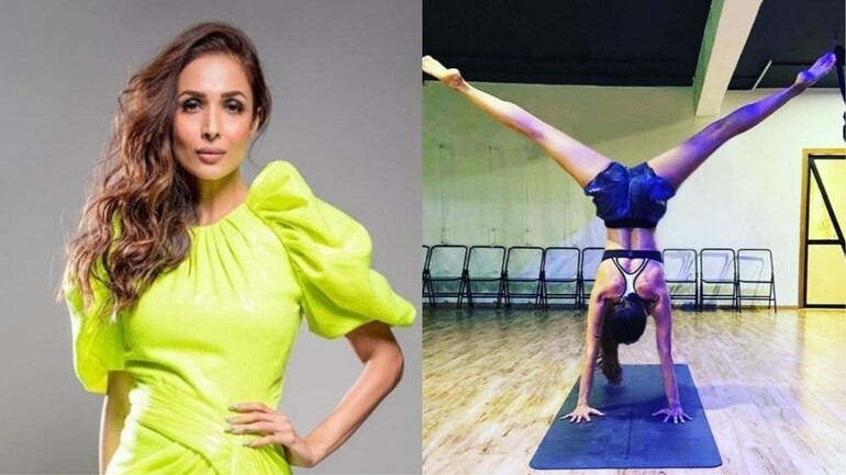Malaika Arora gives fans step-wise breakdown on how to do a handstand