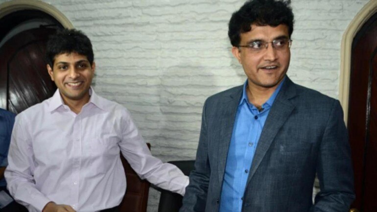 अविषेक डालमिया सौरव गांगुली (गेटी इमेज) के साथ कैब अध्यक्ष अविषेक डालमिया की फाइल फोटो