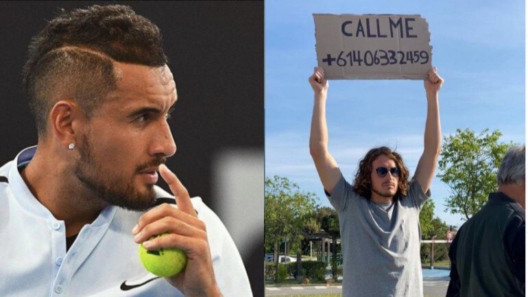 tsitsipas birthday prank on nick kyrgios, nick kyrgios birthday, nick kyrgios number, tennis Nicky Kyrgios and Stefanos Tsitsipas (Courtesy- Instagram)