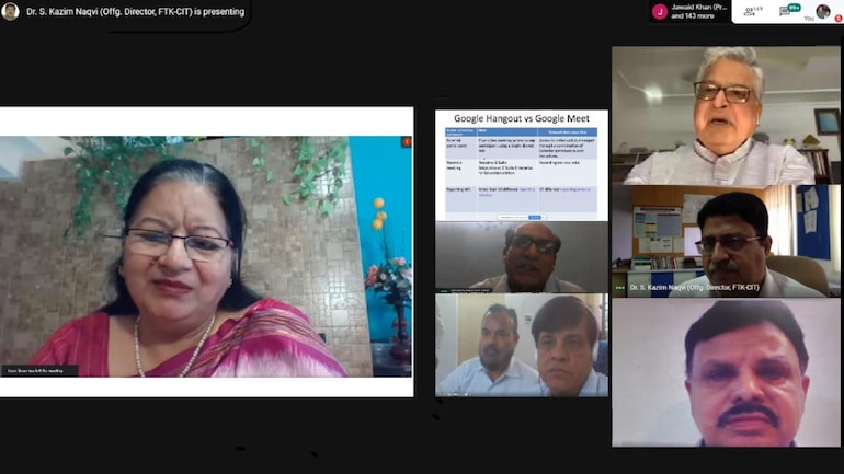 Coronavirus Jamia Conducts Google Meet To Solve Issues Of Faculty