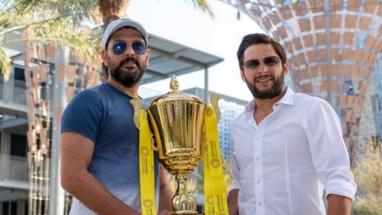 Shahid Afridi thanked Yuvraj Singh for his showing support in the time of crisis (@safridiofficial Photo)