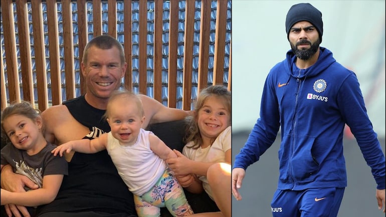 Wish you luck Virat Kohli: David Warner's daughters want 'selfie' with India captain - Sports News