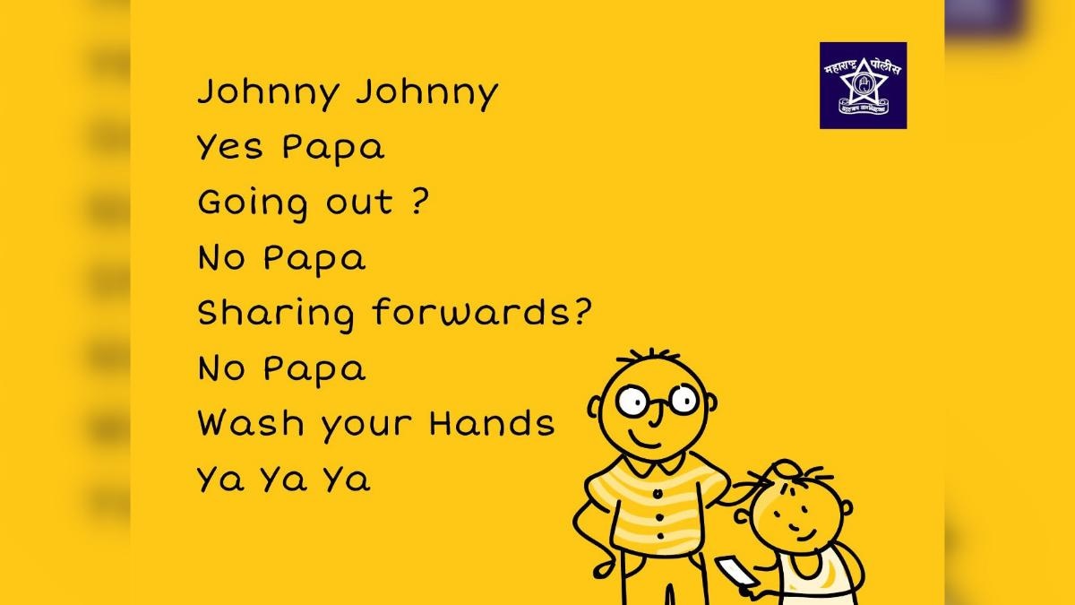 Maharashtra Police gives corona twist to nursery rhyme Johnny ...