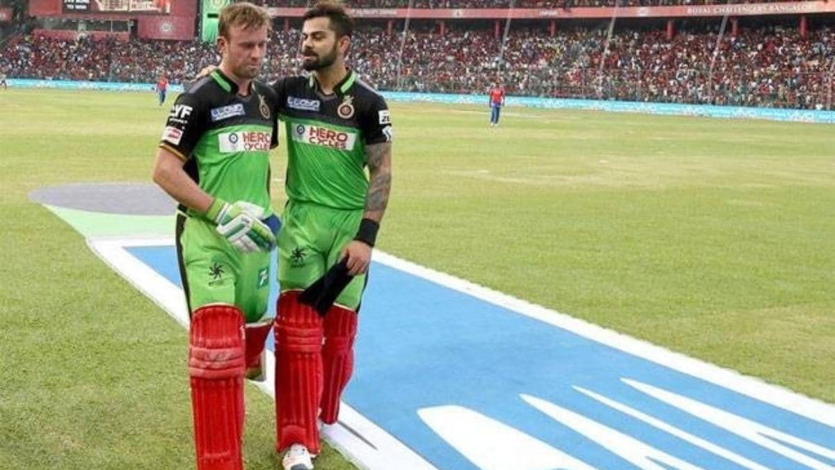 Virat Kohli AB de Villiers to auction signed RCB jerseys bats to