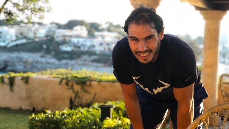 Rafael Nadal And His Sister Maria Bel Use Chairs As A Net To Play Tennis In Backyard During Covid 19 Lockdown Sports News