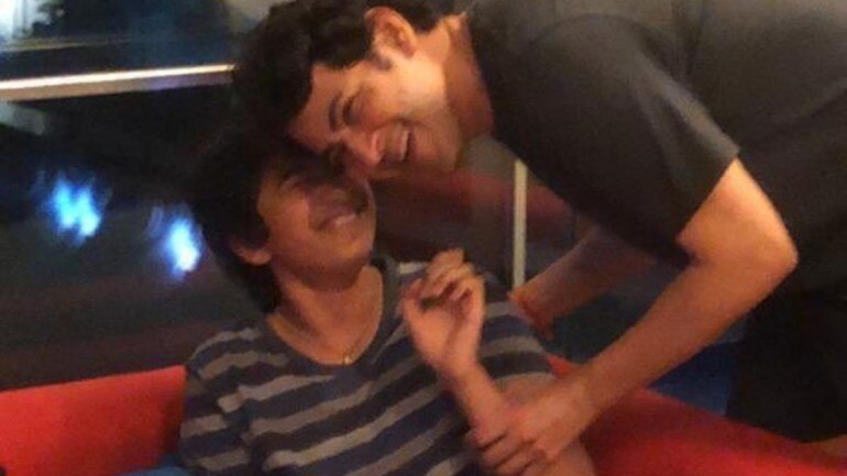 Mahesh Babu with his son Gautam Ghattamaneni Mahesh Babu with his son Gautam Ghattamaneni