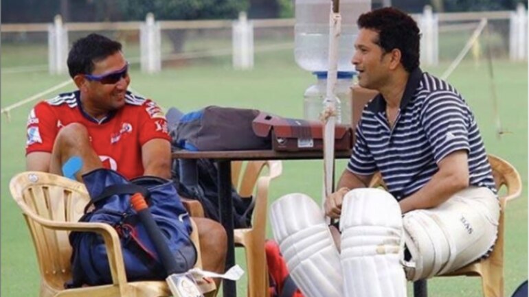 Ajit Agarkar and Sachin Tendulkar (Instagram Image)