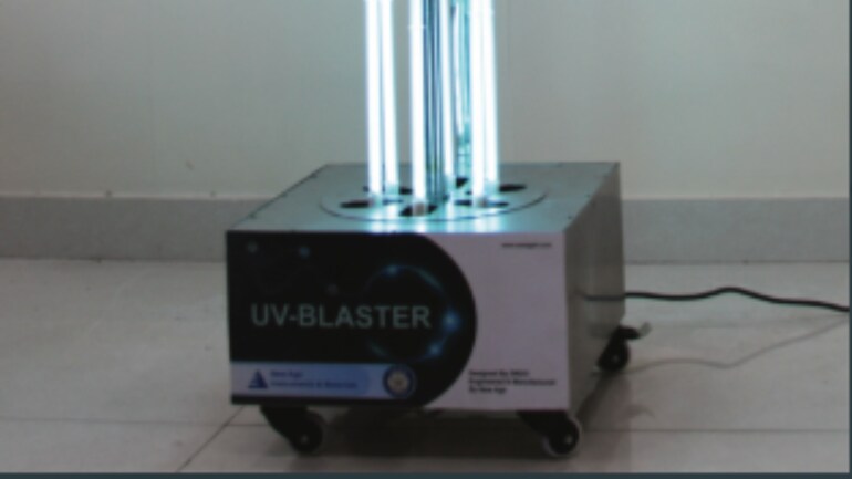 Uv Blaster Drdo Develops Wifi Enabled Uv Disinfection Tower India News