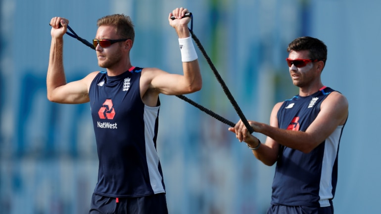 Stuart Broad and James Anderson in a file image. (Reuters Photo)