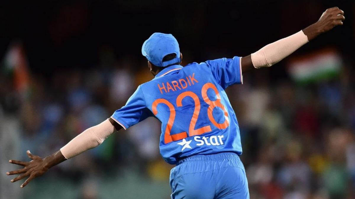 Hardik pandya top jersey number