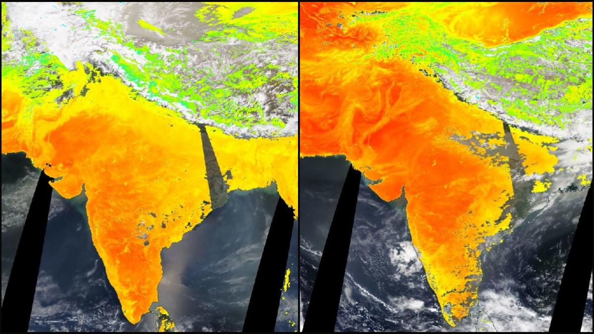 Heatwave: Feel the ground beneath you burning up? Satellite images show you  aren't wrong