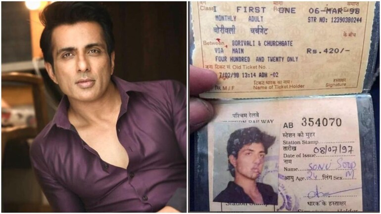 Sonu Sood Fan Shares Photo Of His Old Mumbai Train Pass