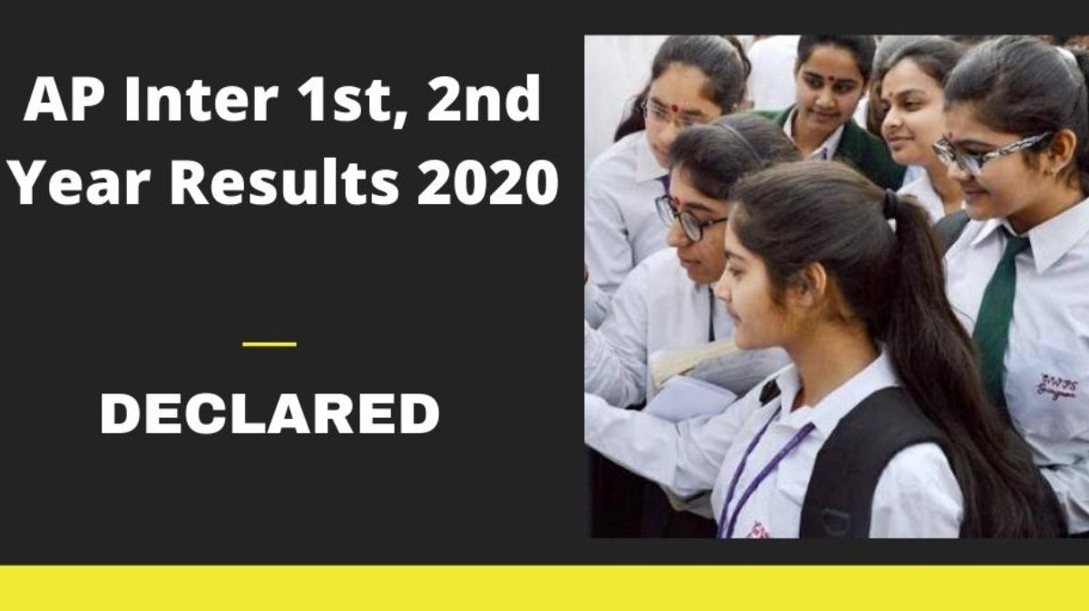 Declared! AP Inter Result 2020 Manabadi AP Inter Results out results