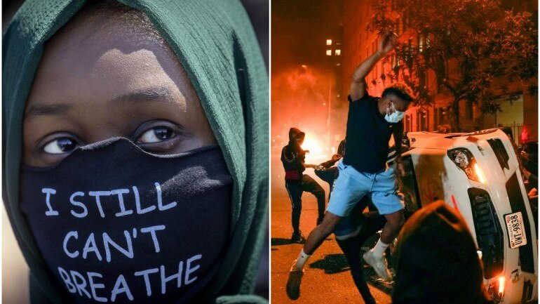 George Floyd murder to Donald Trump hiding in bunker: Vandalism over racism