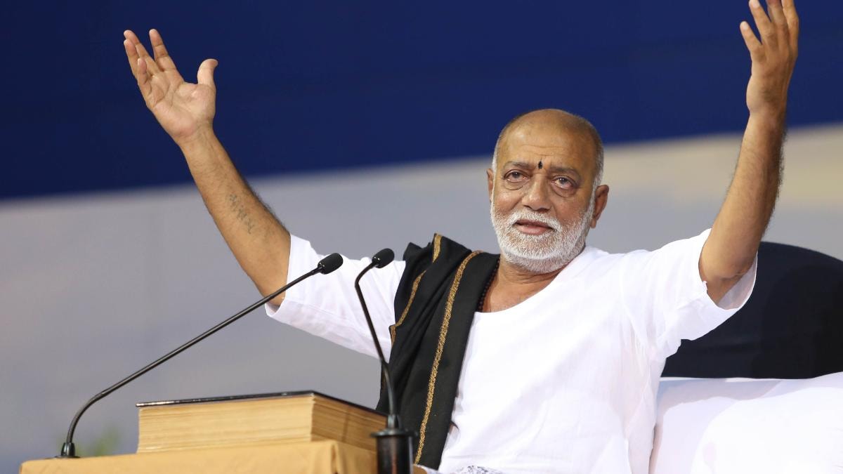 Morari Bapu News: Disqaulified BJP MLA charges at Ram Katha ...