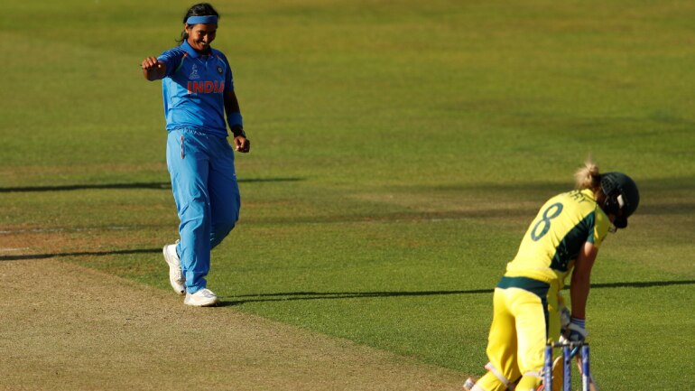 shikha pandey on rule changes, shikha pandey shorter pitches, shorter boundaries women's cricket, women's cricket evolution, shikha pandey jemimah rodrigues India pacer Shikha Pandey (Reuters Image)