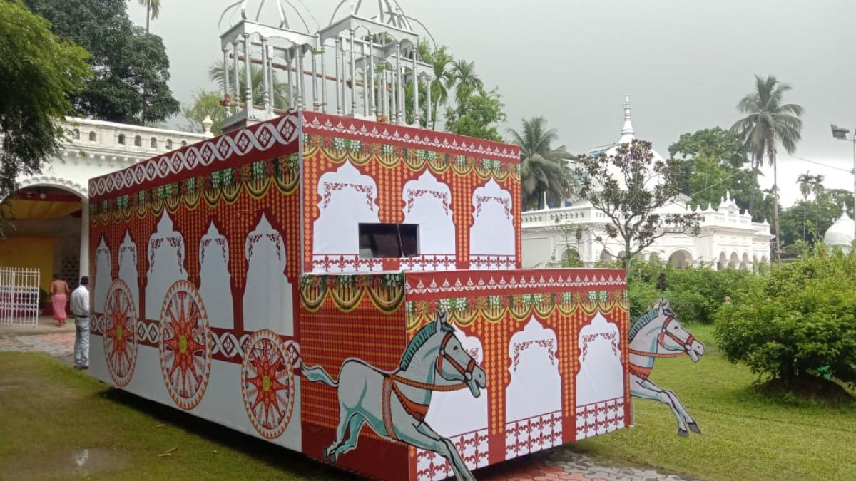 Rath Yatra 2020 Truck replaces traditional chariot in Cooch Behar to