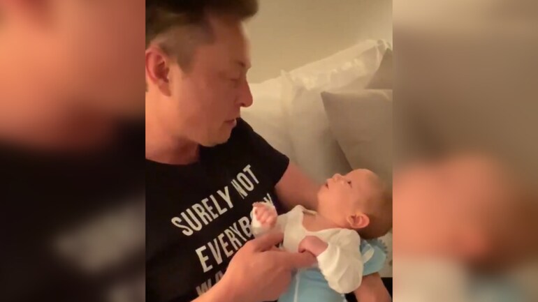 Elon Musk Talking With Baby X In Viral Video Breaks The Internet This Is Your Dad Speaking Trending News News