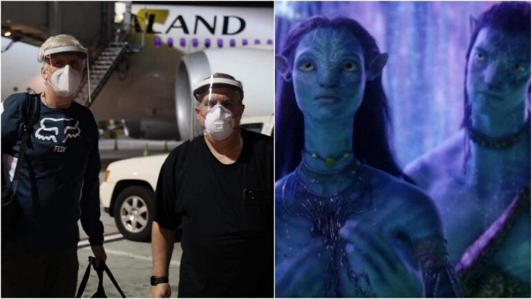 James Cameron and producer Jon Landau have landed in New Zealand to restart production of Avatar 2.