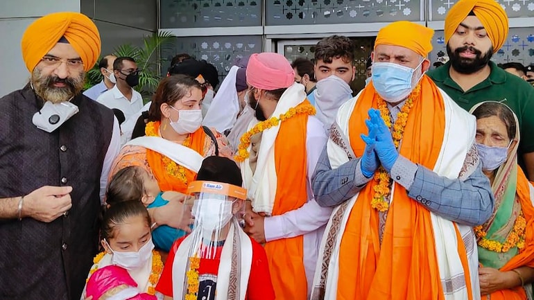 India to provide citizenship to Nidan Singh, 10 Afghan Sikhs and Hindus who  landed in Delhi - India News