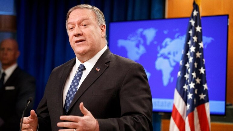 File photo of US Secretary of State Mike Pompeo