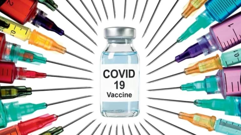 Bottle of vaccine depicting COVID-19 vaccine