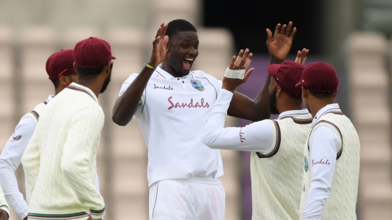 Jason Holder 1st Test, Day 2: Holder and Gabriel put West Indies in control (Reuters Photo)