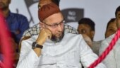 AIMIM Lok Sabha MP Asaduddin Owaisiのファイル写真