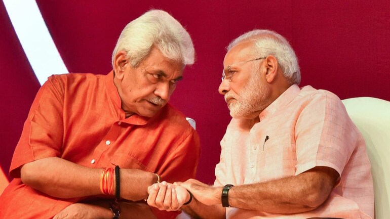 Secretly supports freedom of Kashmir': New J&K LG Manoj Sinha's Wiki page tampered with - India News