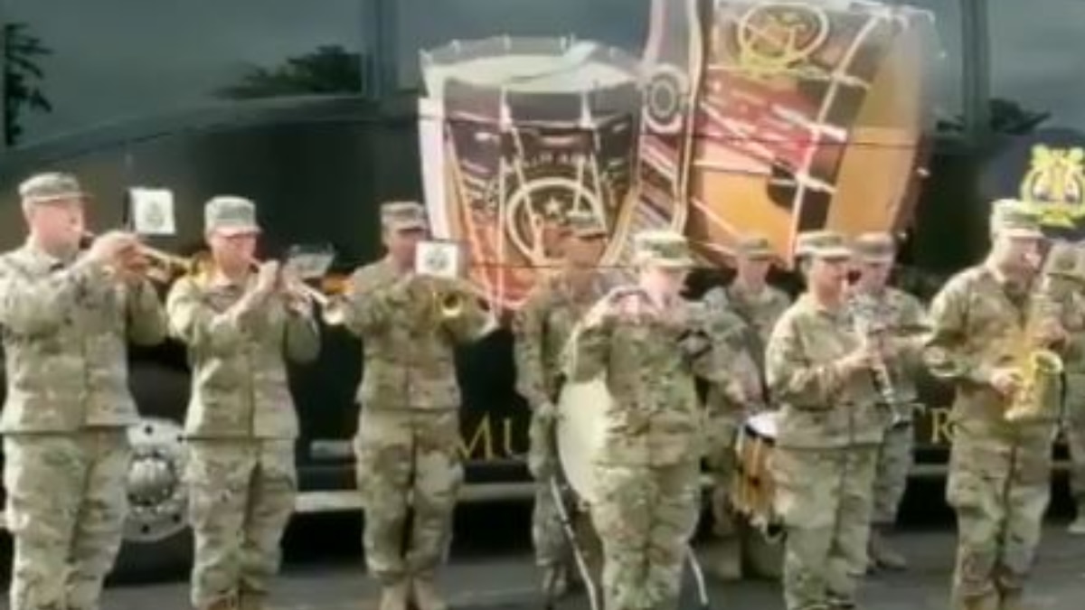 Fact Check: US Army band playing Indian National Anthem goes viral with misleading claims