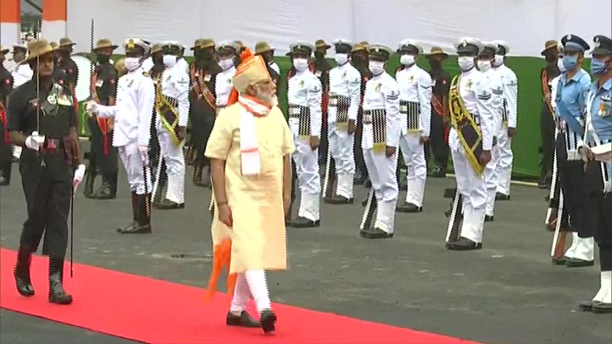 Independence Day: PM Modi addresses nation amid heavy security, social distancing at Red Fort | 10 points