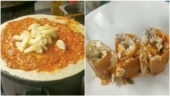 Red sauce pasta dosa. Photo: Twitter/ RDX Red sauce pasta dosa. Photo: Twitter/ RDX