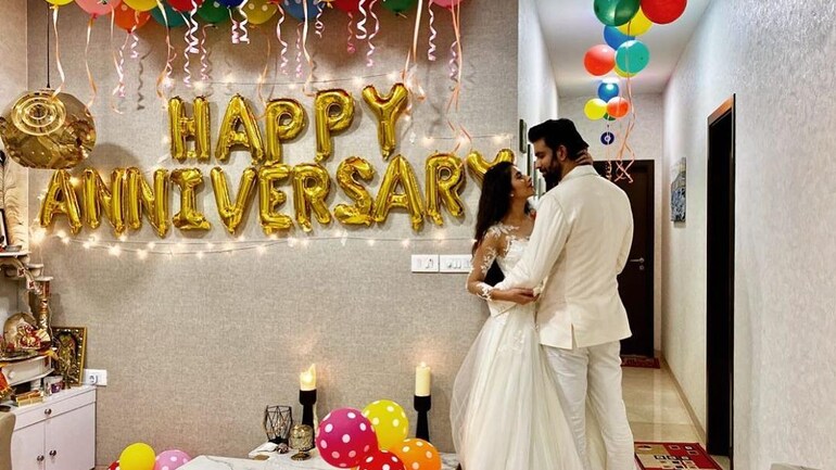 Charu Asopa and Rajeev Sen celebrate first wedding anniversary 3 months