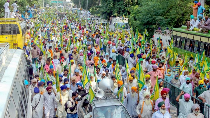 Farmers Protest Regarding MSP