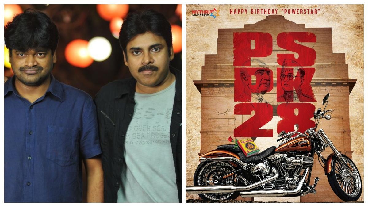 PSPK 28 first look poster out: Pawan Kalyan teams up with Harish Shankar for new film - Movies News