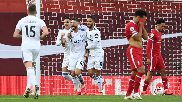 Leeds United impressed on their return to Premier League despite 3-4 defeat to Liverpool (Reuters Photo)