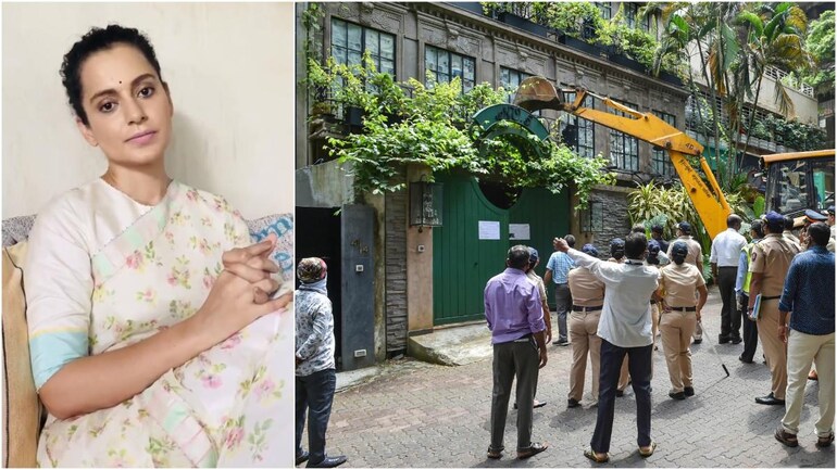 Once Upon A Time In Mumbai: Kangana Ranaut takes on 'Bullywood', Shiv Sena as BMC razes part of her office - India News