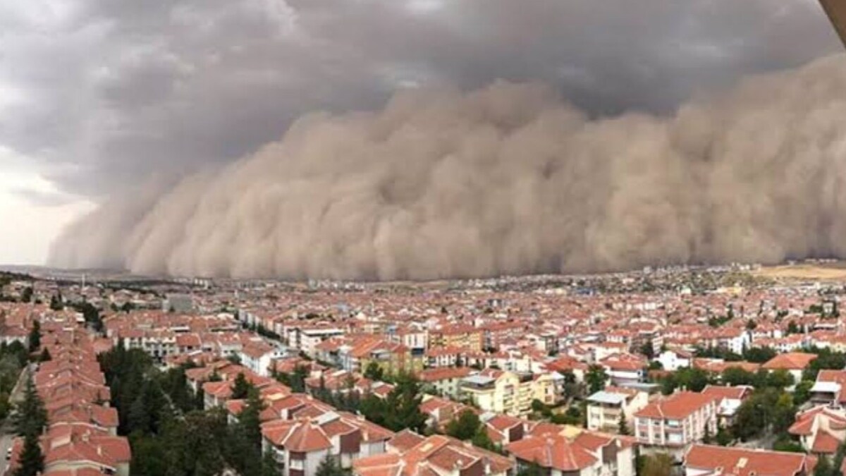 Turkish Capital hit by a massive sandstorm | See visuals - World News