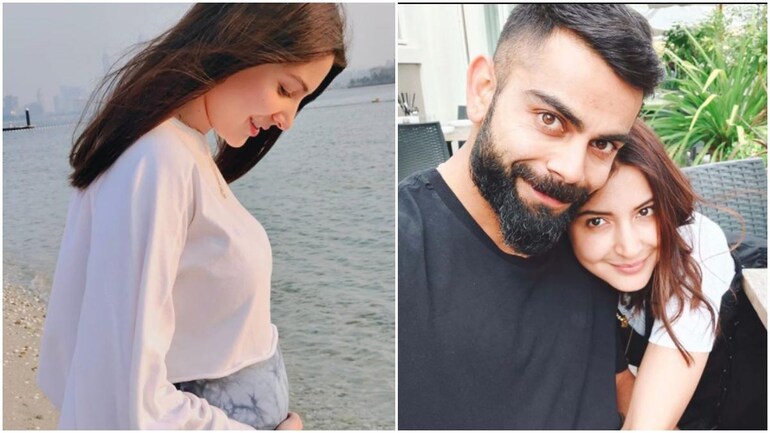 Anushka Sharma shares new baby bump pic. My whole world in one frame, says Virat Kohli - Movies News