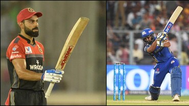 Virat Kohli, Rohit Sharma Virat Kohli and Rohit Sharma head into the big IPL 2020 with contrasting batting forms (AFP Photos)