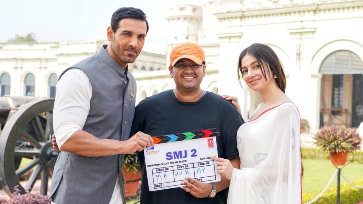 Satyameva Jayate 2 kicks off with John Abraham and Divya Khosla in Lucknow. See pics - Movies News