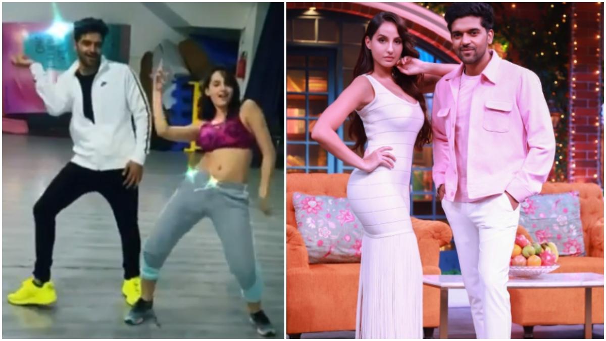 Nora Fatehi dances to Nach Meri Rani with Guru Randhawa in new Instagram post. Viral video - Movies News