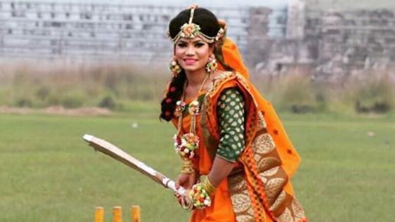 Bangladesh cricketer Sanjida Islam's wedding photoshoot ...