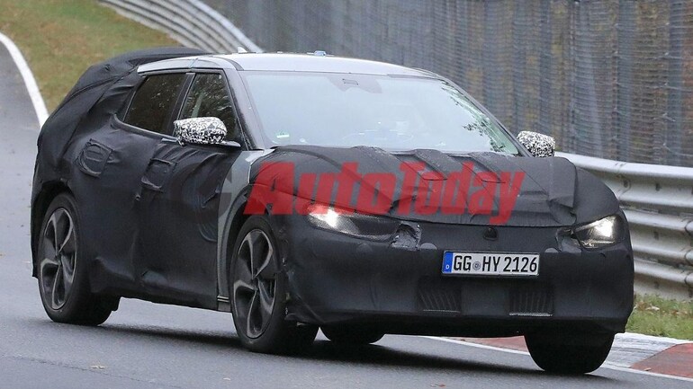 Kia Ev Crossover Prototype Caught Testing At Nurburgring Auto News