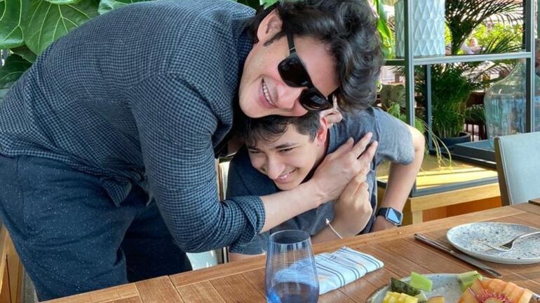 Mahesh Babu says hugging son Gautam is difficult now. See new post - Movies  News