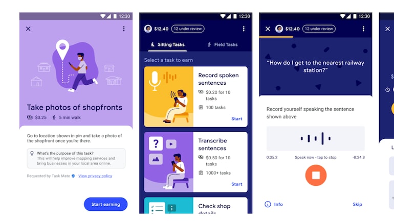 google tests task mate app in india
